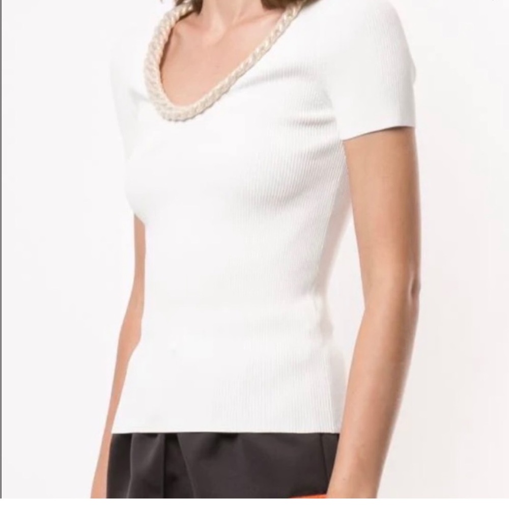 ALEXANDER WANG NWT TRAPPED CHAIN T-SHIRT